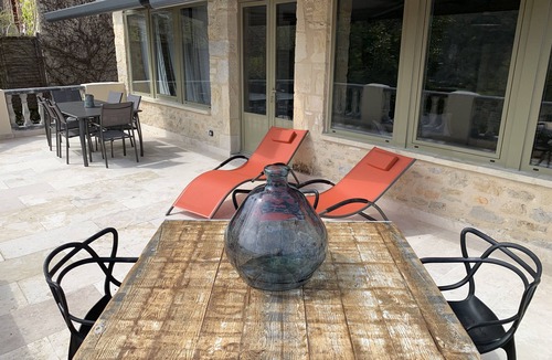 Saint-Medard House | Stone village house with dovecote and large terrace