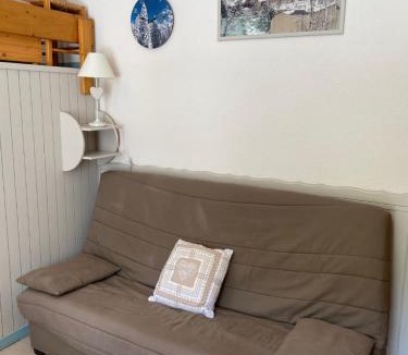Bareges Apartment | Studio 4 à 6 personnes avec balcon à Barèges domaine Grand Tourmalet