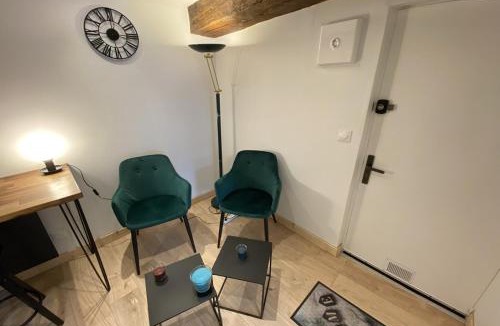 Saint-Brieuc Apartment | Studio au charme historique & pierres apparentes