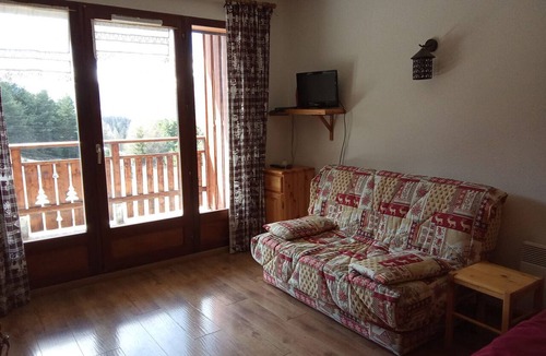 Le Devoluy Apartment | Studio cabin 4 pers, mountain view, ski access