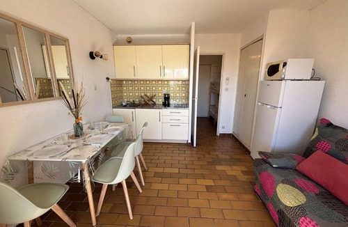 La Madrague Apartment | Studio cabine climatisé, aperçu mer - 4 pers. - FR-1-845-40