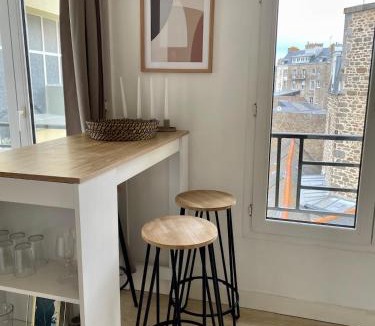 Saint-Servan Apartment | Studio centre ville proche plages et commerces