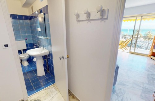 Menton Apartment | Studio climatisé à Menton, face mer - FR-1-196-208