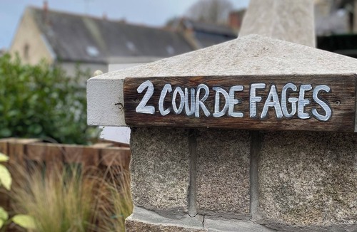 Lannion Apartment | Studio Le Cocooning with garden in the heart of Lannion, calm and greenery - Double bed