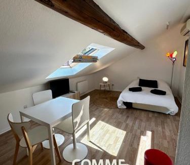 Vandoeuvre-les-Nancy Apartment | Studio, Le Petit Mika avec Stationnement Gratuit