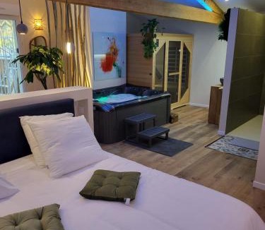 Cabannes House | Suite l'Olive Sacrée Spa et Sauna