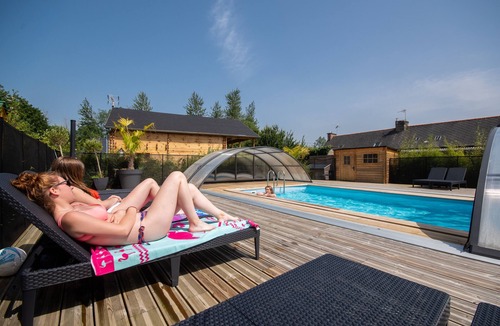 Treguidel Cabin | Suite with private Nordic bath
