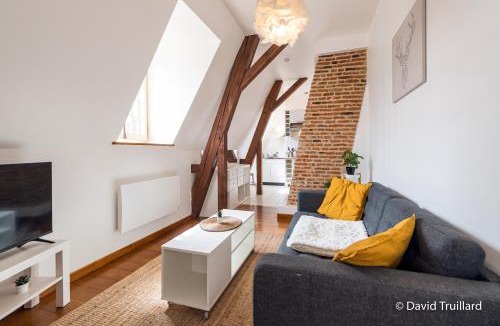 Charleville-Mezieres Apartment | Suites Mana - Te Fiti en Plein Centre de la Place Ducale avec vue sur les toits