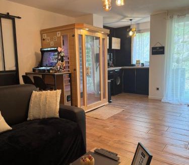 Tournefeuille Apartment | T2, Balneo, sauna, lit rond, jeux arcades, parking