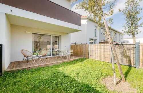 Bruguieres Apartment | T2 lumineux avec Jardin Terrasse Parking
