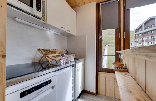 Val Claret Apartment | T2 Val Claret 4 pax, ski-in/ski-out, with Wifi