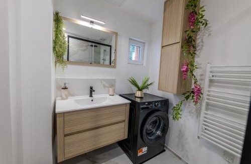 Chalons-en-Champagne Apartment | TEMPLE JACQUESSON - Gare - Centre ville - WIFI RAPIDE et STREAMING - PARKING GRATUIT - CHECK IN 24H - CLIMATISATION - IDEAL PROS - cour privée - barbecue