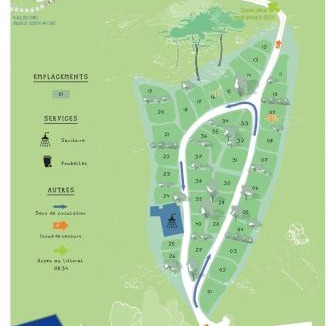 Plestin-les-Greves Other | Tente 2 places installée sur emplacement commun