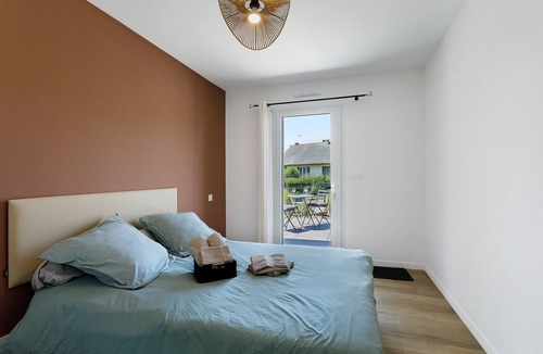 Lanvollon Bed & Breakfast | Terra Cotta Guest Room with Shared Pool, Communal Terrace and Wi-Fi