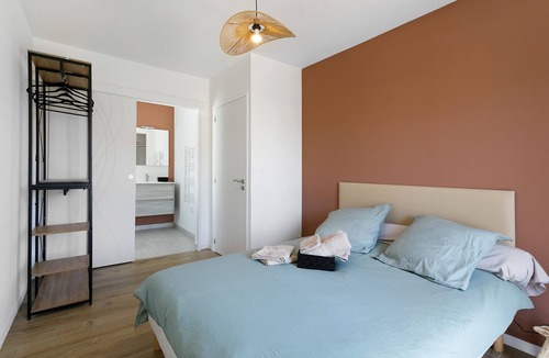 Lanvollon Bed & Breakfast | Terra Cotta Guest Room with Shared Pool, Communal Terrace and Wi-Fi