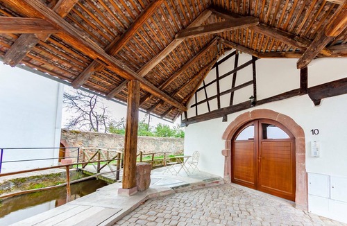 Kientzheim Apartment | "the castle" sleeps 8 people with sauna and billiards.