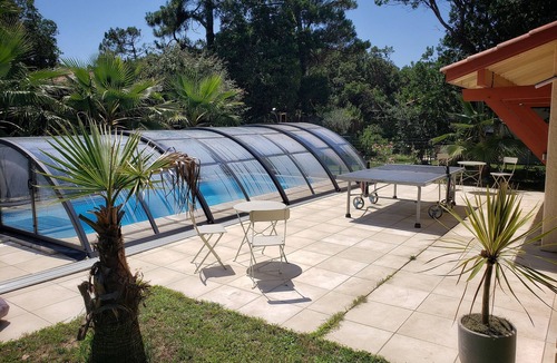 Labenne-Ocean Villa | Upscale villa 8 to 14p seafront, air-conditioned, heated pool.