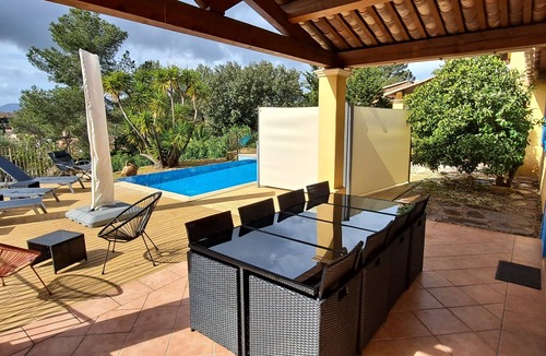 La Bouverie Villa | Villa 90m² infinity pool 6 people view + parking