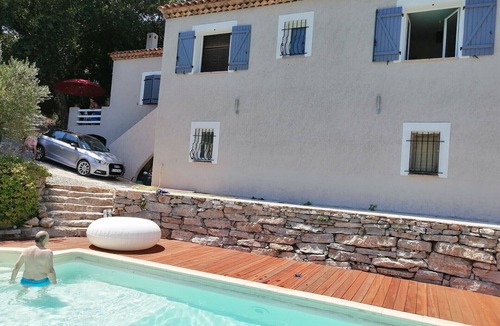 Collobrieres Villa | Villa ALL COMFORT IMPRENSABLE VIEW on the village and its hills, PRIVATE SWIMMING POOL