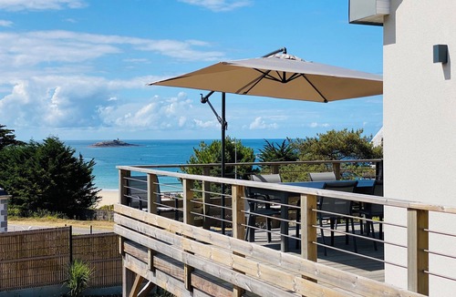 Sables-d'Or-les-Pins Villa | Villa-Cabane - Sea view and Spa