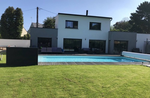 Pabu House | Villa Contemporaine, Piscine Chauffée en Bretagne