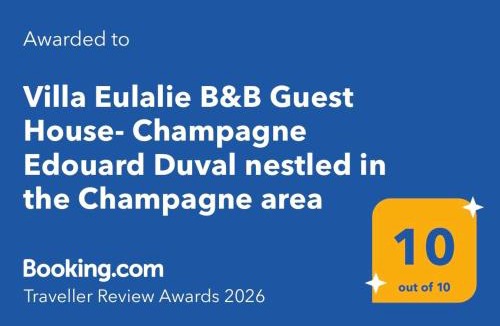 Bligny Bed & Breakfast | Villa Eulalie B&B Guest House- Champagne Edouard Duval nestled in the Champagne area