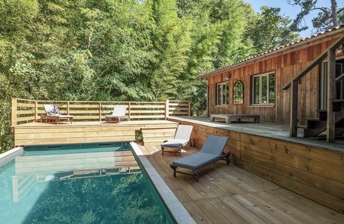 Saubion Villa | Villa 'La Cabane Du Moulin' with Private Pool, Private Terrace and Wi-Fi