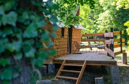 Bar-sur-Aube Cabin | ZEcamping 2 étoiles piscine couverte animaux acceptés cabane 3 pers