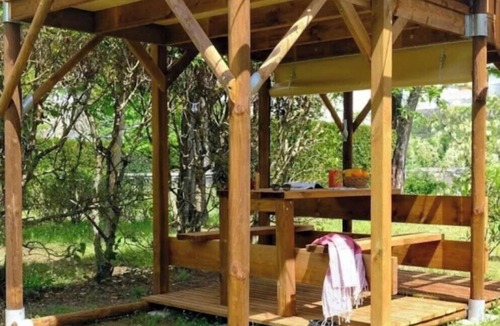 Le Change House | ZEcamping 3* piscine chauffée dog friendly locatif BBQ 7m2 2 pers