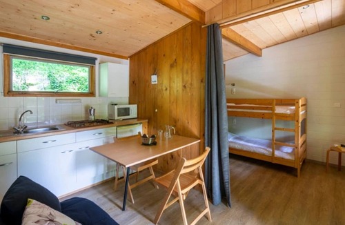 Levier Ski Chalet | ZEcamping 3* piscine chauffée chiens acceptés locatif TV 23m2 4 pers