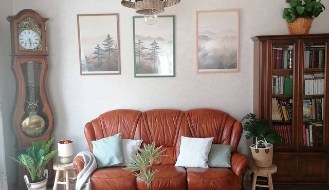 1st floor apartment at the foot of the Pyrenean mountains.