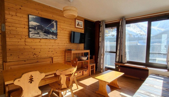 2-room apartment, mountain view in Tignes