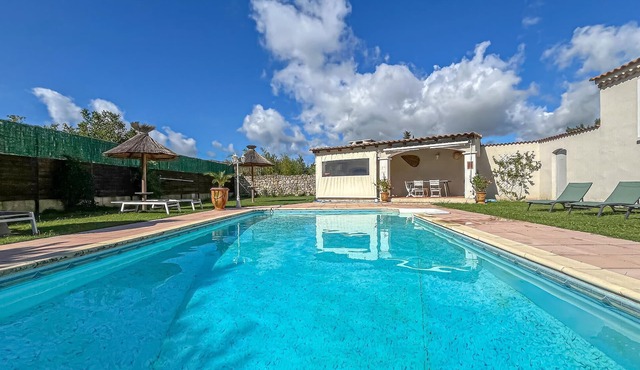 Amazing home in Aramon with swimming pool