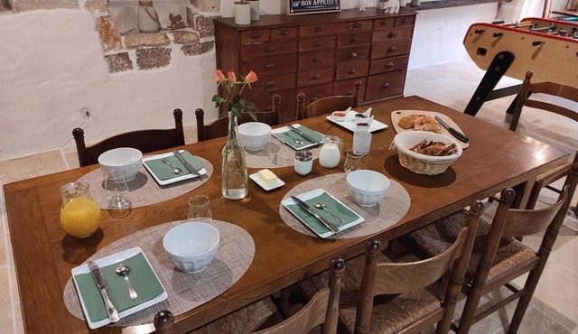 Apartment 'Gîte Du Meunier' with Shared Garden, Wi-Fi and Air Conditioning