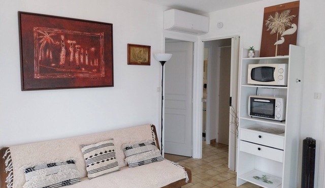 Apartment 'Palmiers 1' with Private Terrace, Wi-Fi and Air Conditioning