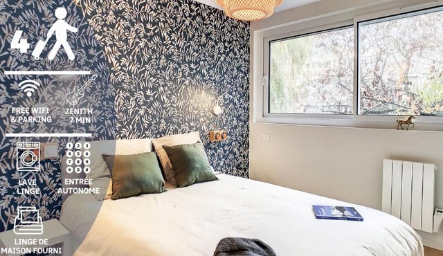 Appartement Ancely tout neuf déco aéro - parking gratuit - Proche Blagnac