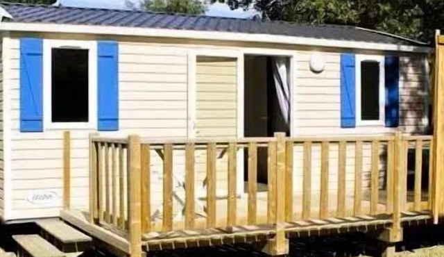 Camping de la Baie de Térénez * - Eco Domino 3 room mobile home 5 people
