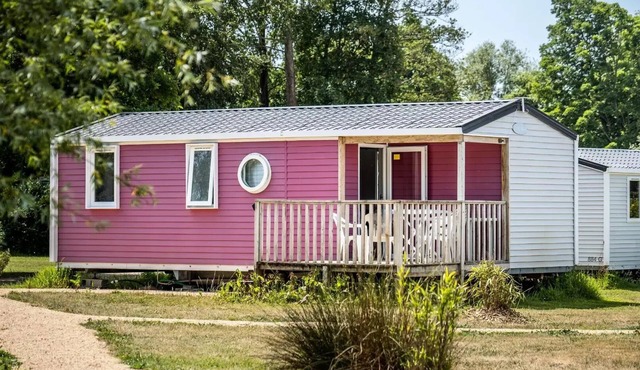 Camping maeva Respire Le Domaine de Mesqueau * - Mobile Home SIMPLY O'hara 4 Rooms 6 People + TV