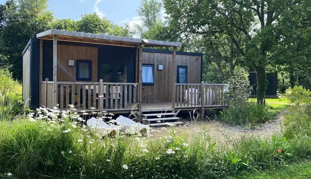 Camping maeva Respire Le Domaine de Mesqueau * - Lodge PREMIUM 3 Rooms 4 People + TV