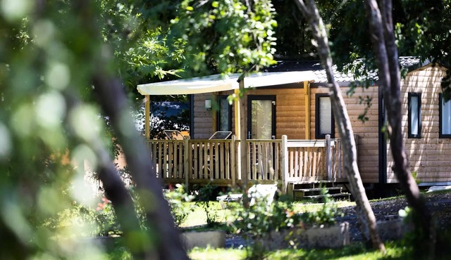 Camping Ushuaïa Villages Le Bois Coquet * - Bikini mobile home - 2 bedrooms - TV - 23m² 4 people