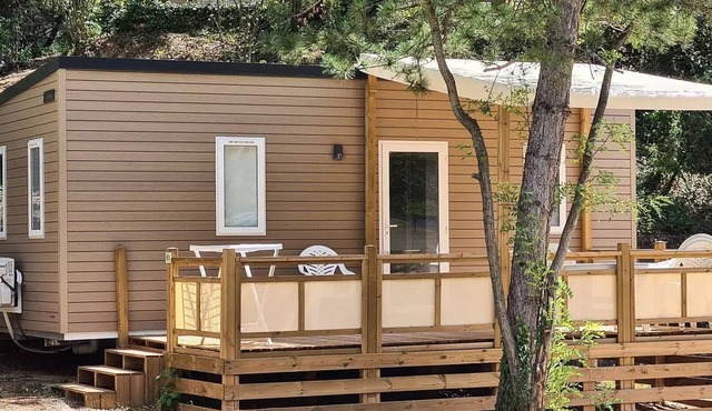 Campsite Tikayan Saint Clair* - Mobile home Colorado Confort 3 rooms 4/6 people Air-conditioned