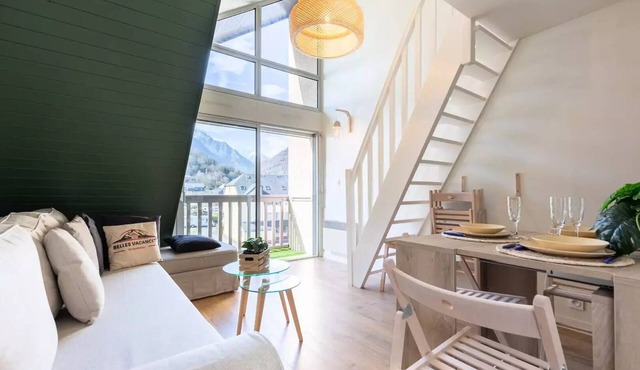 Charming, Renovated Duplex in the Heart of Saint-Lary-Soulan for 4 People