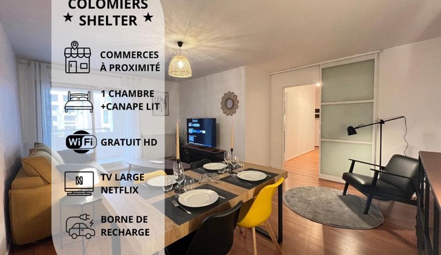 Colomiers Shelter - City, Terrasse, Wifi, Netflix