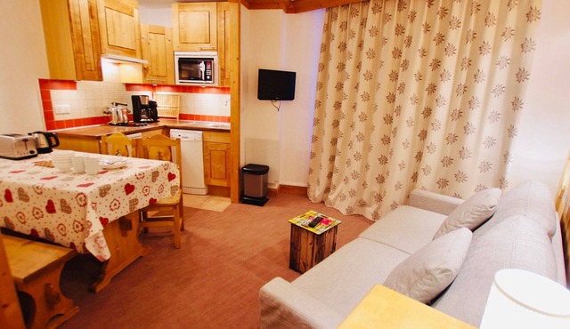 Cozy 1-bedroom renovated in Tignes - Ski-in/ski-out