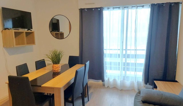 Cozy Studio Cabine for 6 - Ski-In/Ski-Out, Balcony, Parking, WiFi - Saint-Lary-Soulan