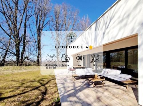Ecolodge 4étoiles Luxe, détente et balnéo dans la forêt