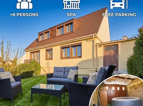 Family, House, Spa, Garden, Parking