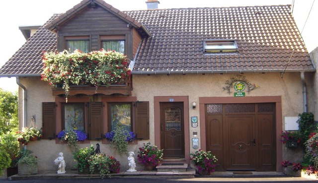 Gîte with views of the Vosges Mountains