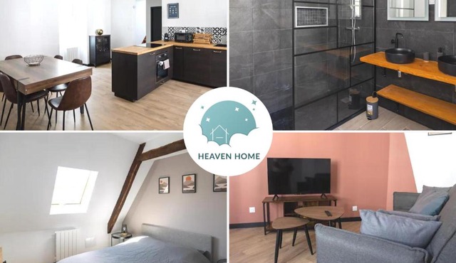 Grand appartement LOFT Lannion centre T4