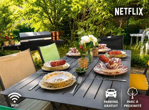 Havre de paix - Jardin privé & BBQ - Proche centre